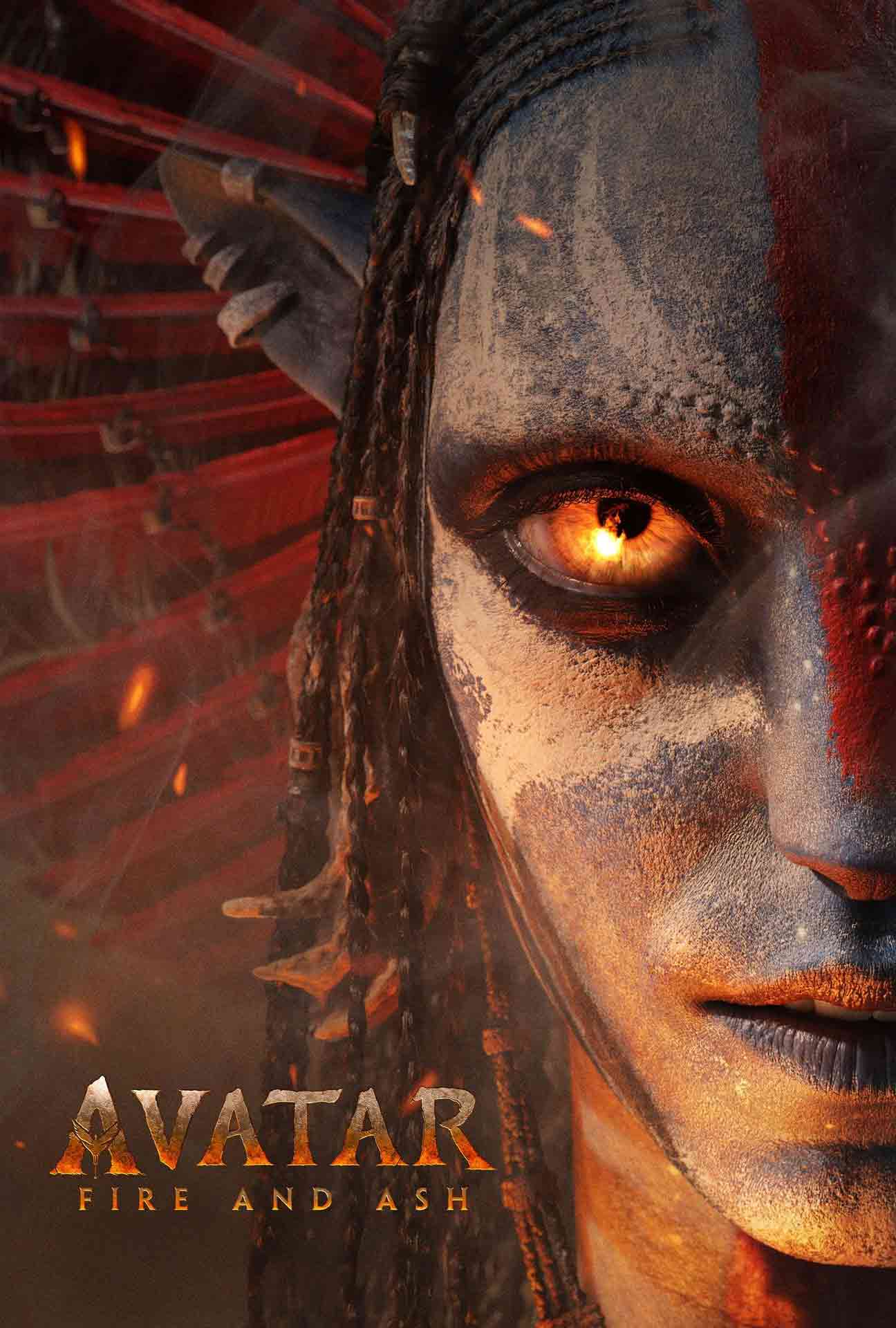 Movie Poster for Avatar: Fire and Ash.