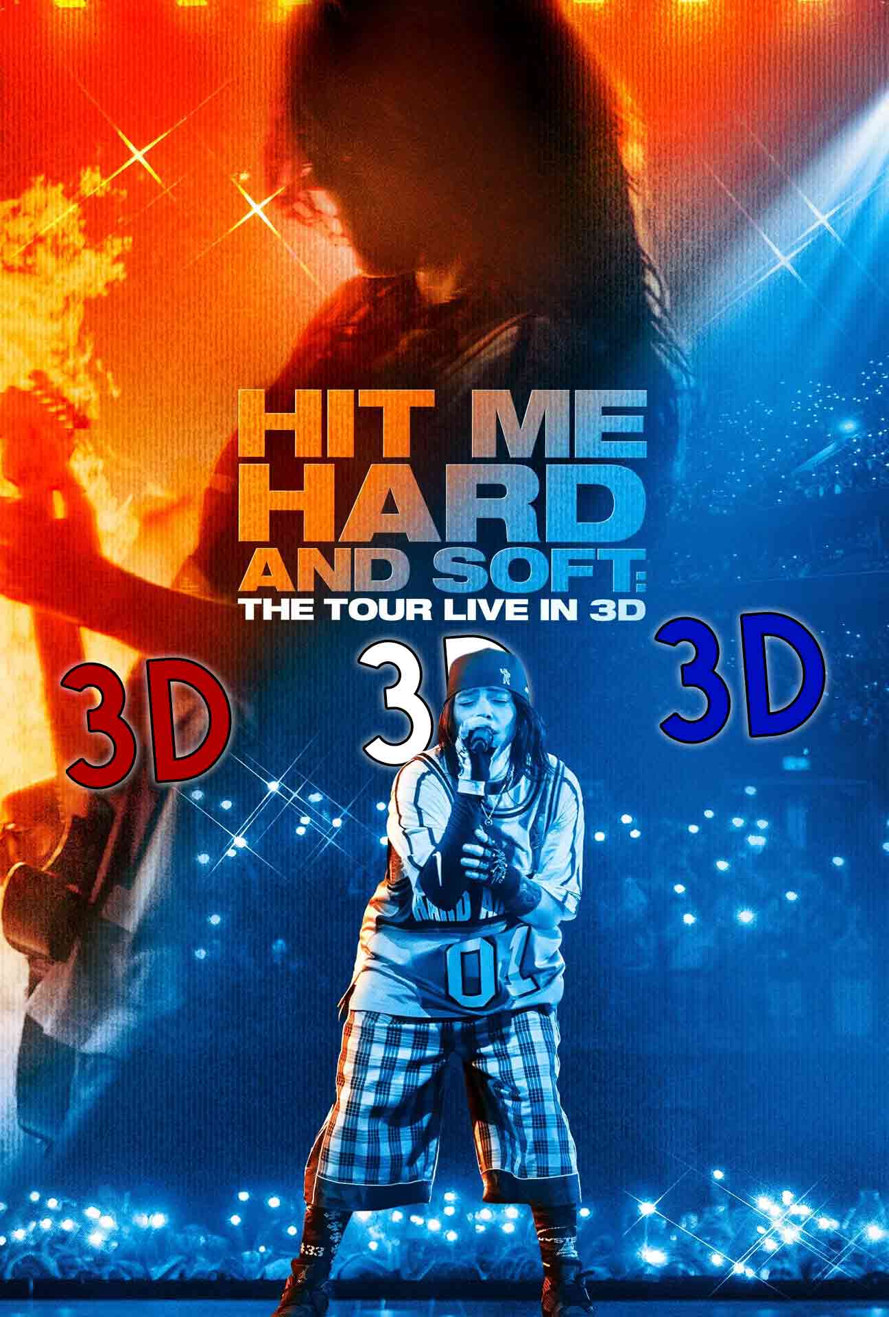 Movie Poster for Billie Eilish: Hit Me Hard and Soft 3D.