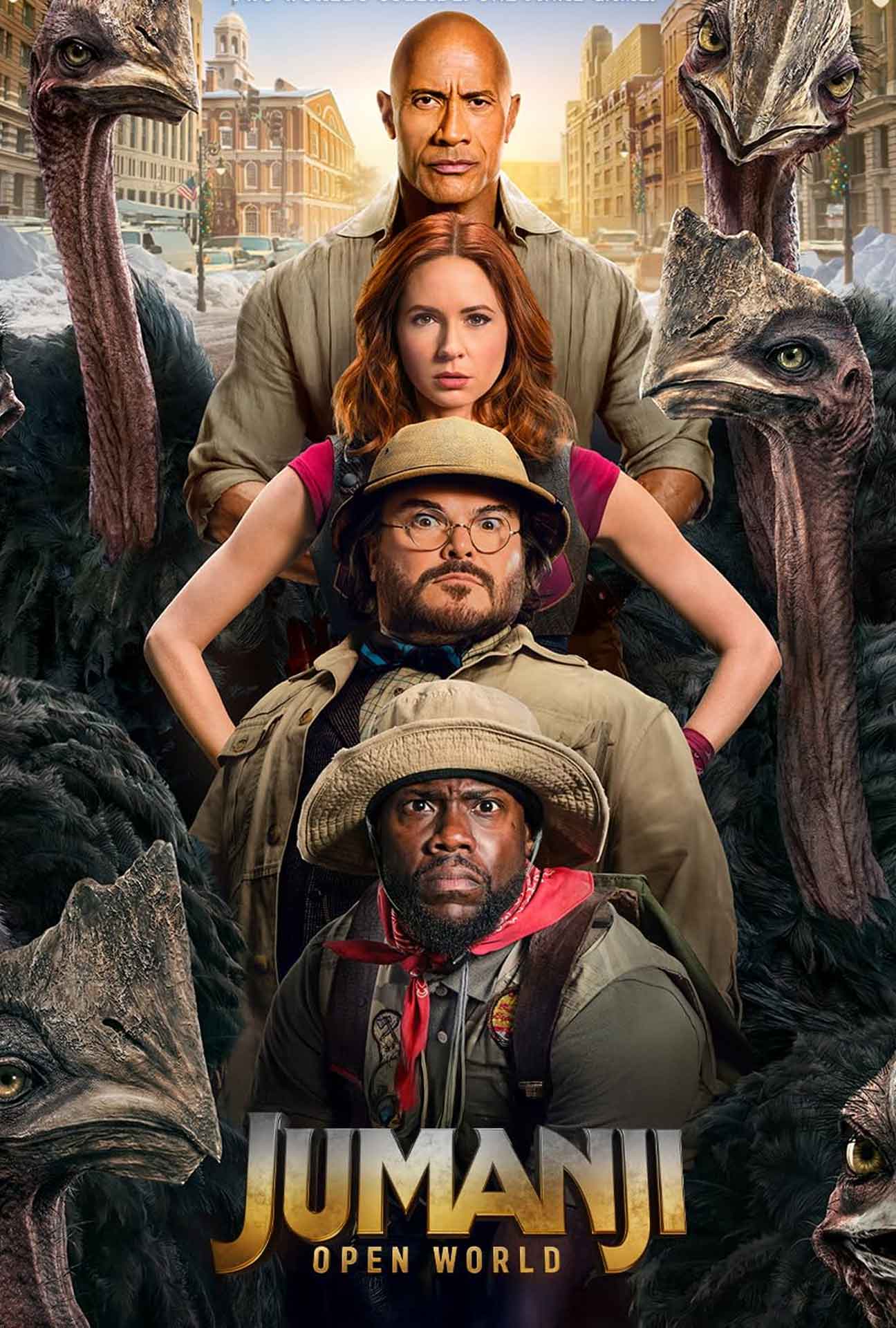Movie Poster for Jumanji: Open World.